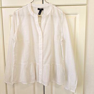 Gap White Blouse, Size Large